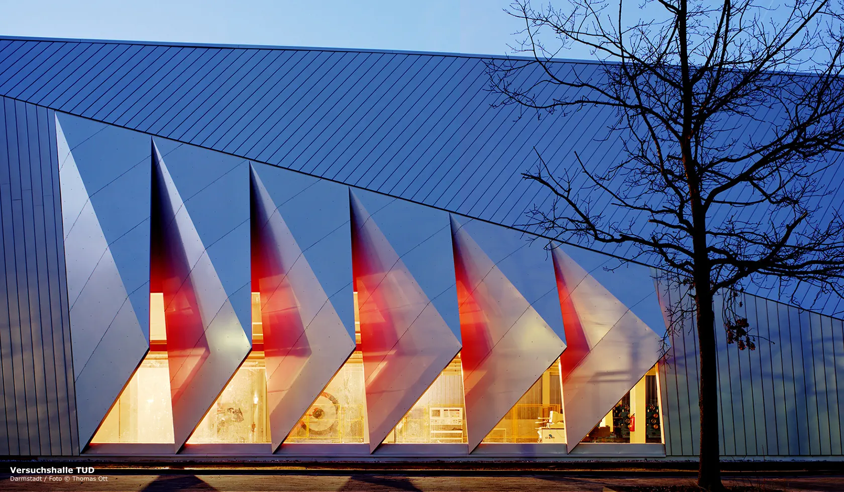 Versuchshalle TUD Darmstadt / Foto © Thomas Ott